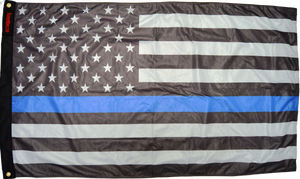 3×5′ USA Subdued Thin Blue Line Flag