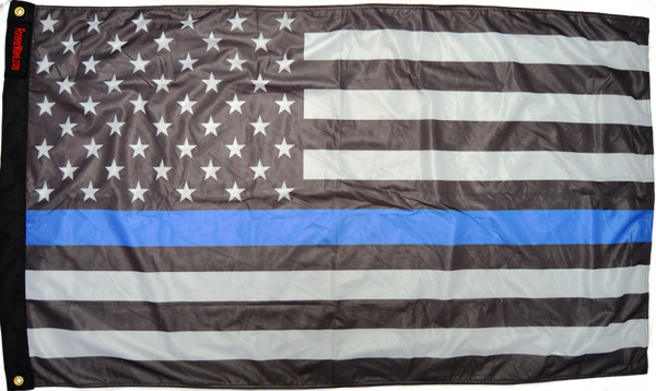 3×5′ USA Subdued Thin Blue Line Flag