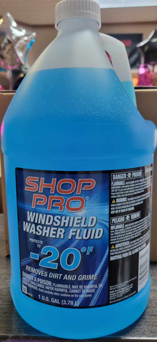 ShopPro Negative 20 Degree Windshield Washer Fluid 1 Gallon