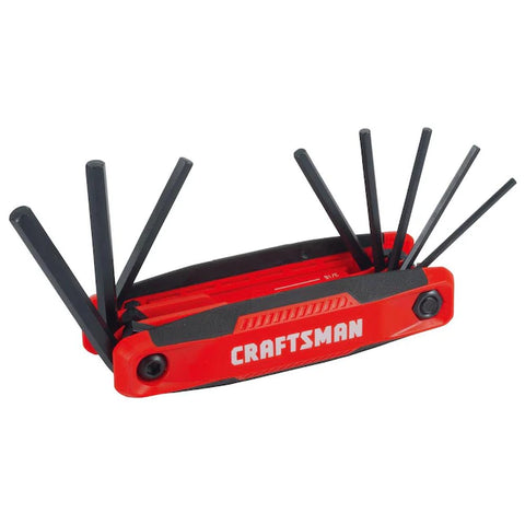 CRAFTSMAN 9-key Standard (Sae) Hex Key Set