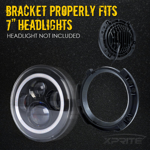 7" Headlight Mounting Brackets