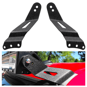 52” Curved Light Bar Mount Bracket at Upper Windshield Roof Cab for 1999-2006 Chevy Silverado Suburban Avalanche Tahoe & GMC Yukon Sierra (Pair)