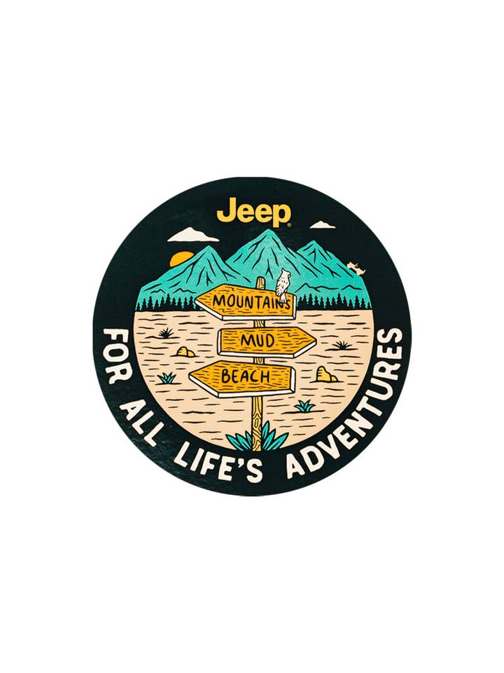 Sticker - Jeep® For All Lifes Adventures