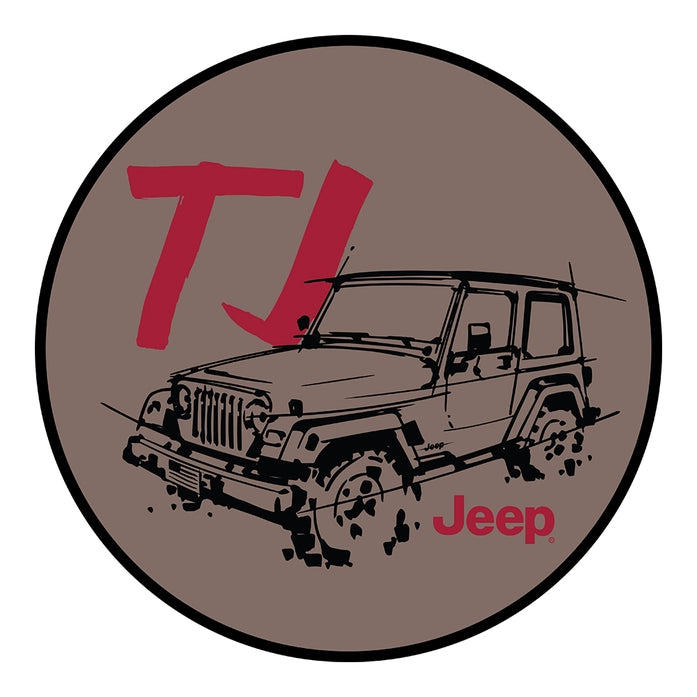 Sticker - Jeep® Tj - Round