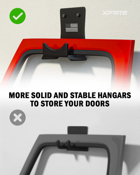 Wall Mount Storage Door Hangers for Jeep