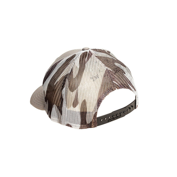 Hat - Jeep Richardson Heather Grey and Camo Trucker Patch Hat