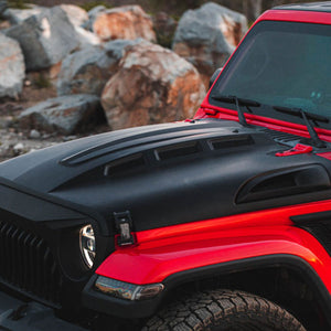 Jeep Wrangler JL & Gladiator JT Heat Dispersion Hood | Avenger Series