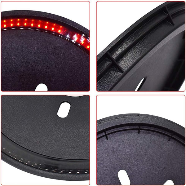 Spare Tire Brake Light Third Brake Light Lamp Ring for Jeep Wrangler JK LJ YJ CJ 1986-2019