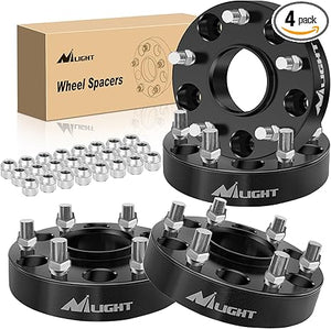 6x5.5 Wheel Spacers for Ram 1500 2019 2020 2021 2022 2023 2024,1.5 inch Wheel Spacers with 77.8mm Hub Bore M14x1.5 Studs-4 PCS