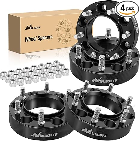 Toyota Wheel Spacers for 1995-2023 Tacoma 1989-2023 4Runner,Wheel spacers 1.5 inch with 12x1.5 Studs & 106mm Hub Bore FJ Cruiser Tundra Fortuner Sequoia Land Cruiser-4PCS