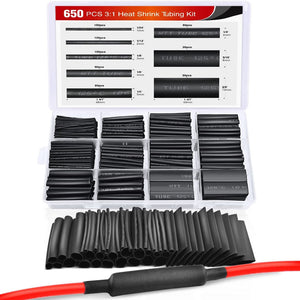 650Pcs Heat Shrink Tubing Kit