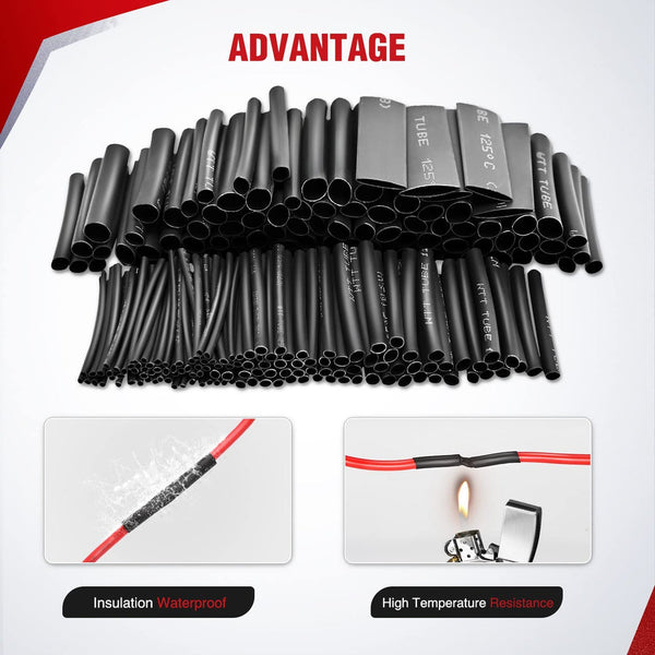 650Pcs Heat Shrink Tubing Kit