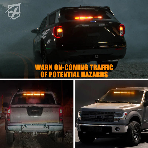 35" Traffic Advisor Strobe Light Bar | Warrant G2 Series