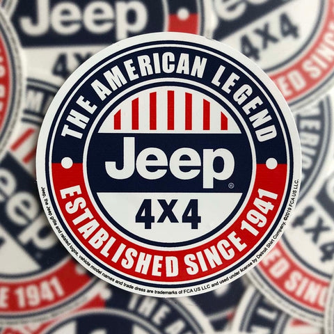 Sticker - Jeep® the American Legend