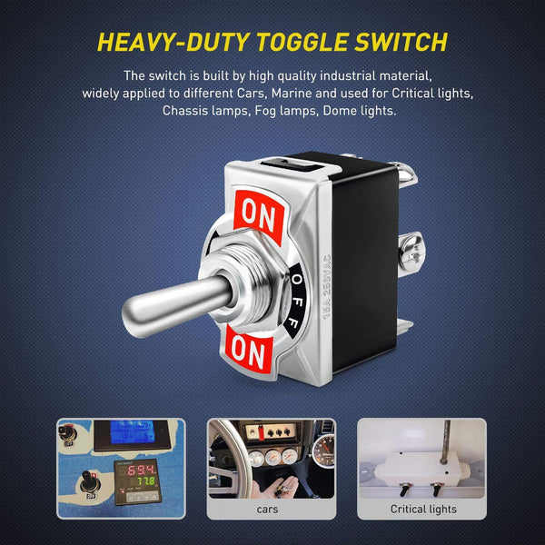 6Pin ON-OFF-ON DPDT Toggle Switch