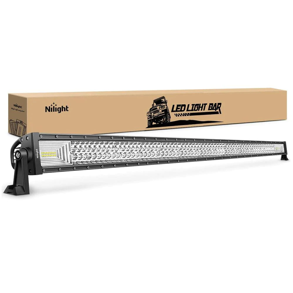 52" 783W 49500LM Triple Row Spot/Flood Led Light Bar