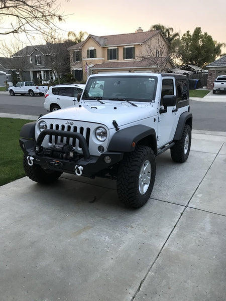 Modular Winch Ready Front Bumper for 07-18 Jeep Wrangler JK