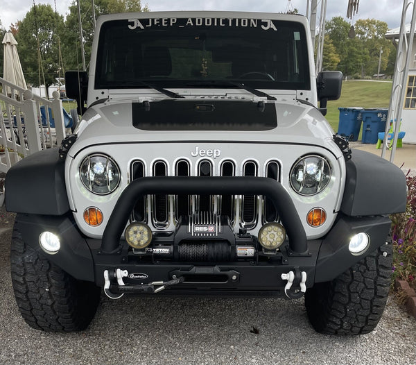 Modular Winch Ready Front Bumper for 07-18 Jeep Wrangler JK