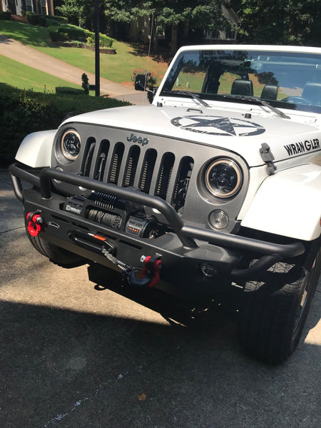 QRC Front Winch Ready Bumper for 07-18 Jeep Wrangler JK