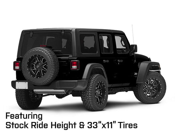 Fuel® Off-Road D53817902650 Maverick Wheel In Matte Black with Machined Accents 17x9 with 5.0in Backspace for 07-24 Jeep Wrangler JK, JL, & Gladiator JT