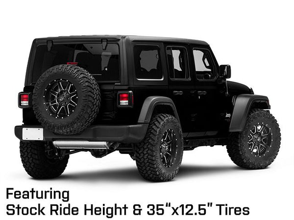 Fuel® Off-Road D53817902650 Maverick Wheel In Matte Black with Machined Accents 17x9 with 5.0in Backspace for 07-24 Jeep Wrangler JK, JL, & Gladiator JT