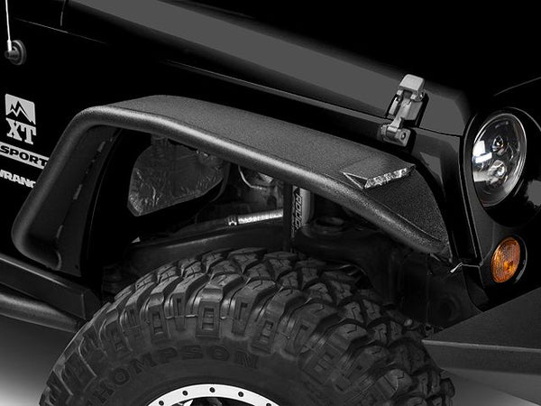 Tubular Fender Flares with LED Lighting (07-18 Jeep Wrangler JK)