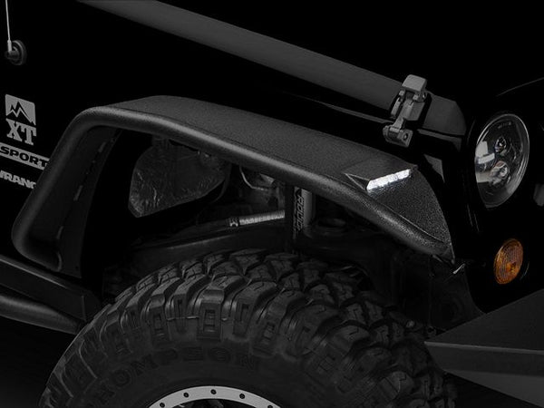 Tubular Fender Flares with LED Lighting (07-18 Jeep Wrangler JK)