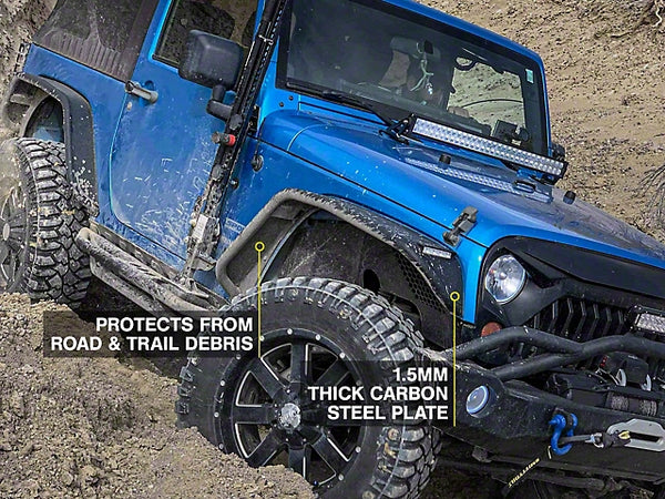 Tubular Fender Flares with LED Lighting (07-18 Jeep Wrangler JK)