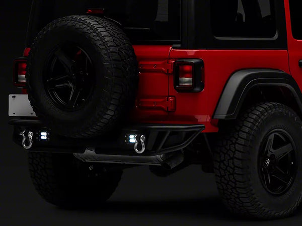 Trail Runner Rear Bumper with LED Trail Lights (18-24 Jeep Wrangler JL)