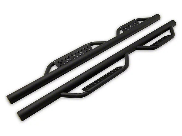 3-Inch Nerf Drop Side Step Bars; Black (07-18 Jeep Wrangler JK 4-Door)