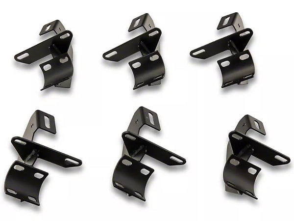 3-Inch Nerf Drop Side Step Bars; Black (07-18 Jeep Wrangler JK 4-Door)