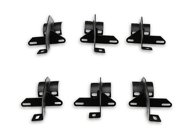 3-Inch Nerf Drop Side Step Bars; Black (18-24 Jeep Wrangler JL 4-Door)