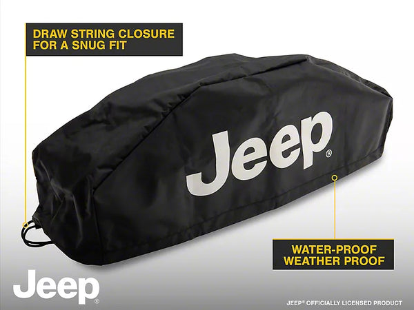 Jeep Licensed by RedRock Winch Cover with Jeep Logo