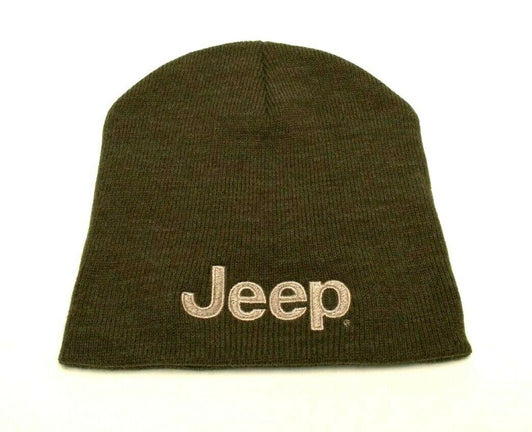 Hat - Jeep Grille Flip Knit - Army Green