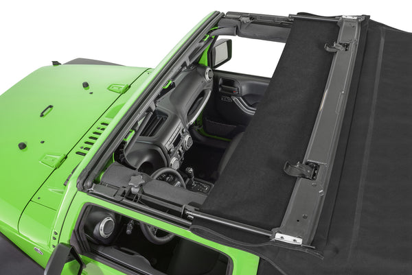 MasterTop Replacement Soft Top with Tinted Windows in MasterTwill® Fabric for 07-18 Jeep Wrangler JK 2 Door