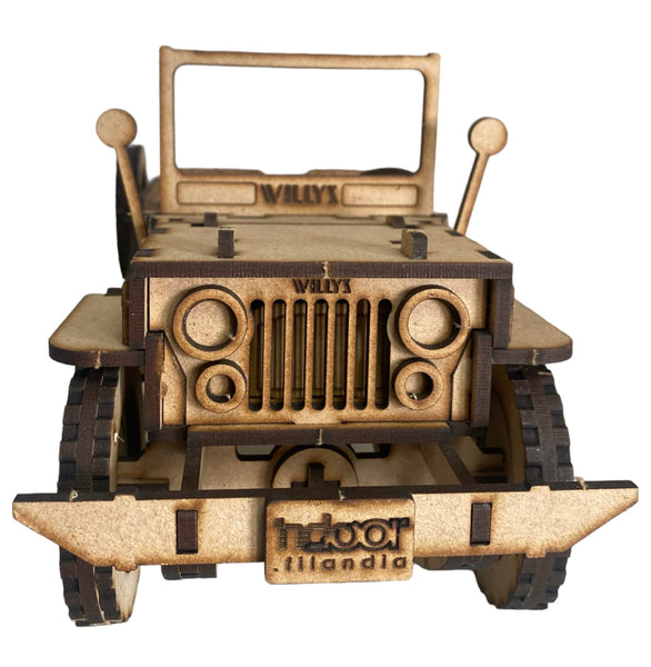 Jeep Willys Wood 3D puzzle