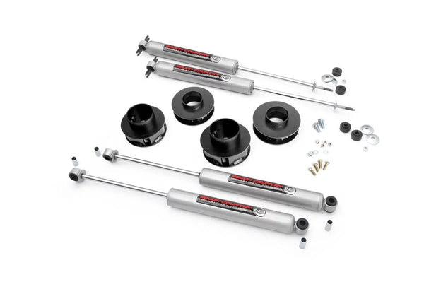 Rough Country 69530 2in Spacer Lift Kit with N3 Shocks for 99-04 Jeep Grand Cherokee WJ