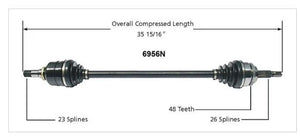 Duralast Gold CV Axle 6956N