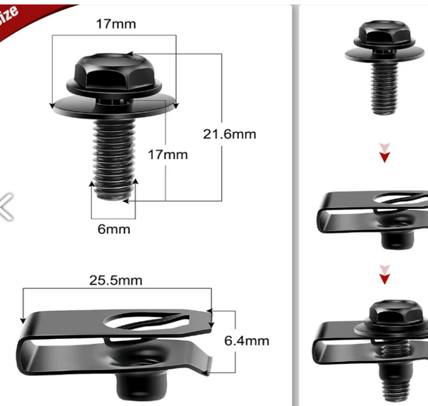 35 Pcs Car Push Retainer Clips Kits For Infiniti G35 G37 FX35 FX45 EX35 Nissan 370Z 350Z