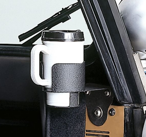 Rugged Ridge 13306.01 Cup Holder for 76-95 Jeep CJ-5, CJ-7, CJ-8 Scrambler & Wrangler YJ