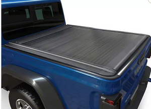 Retractable Tonneau Cover; Black (22-24 Jeep Gladiator JT)