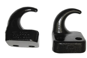 TOW HOOK PAIR BLACK 97-06