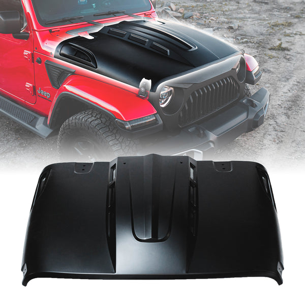 Jeep Wrangler JL & Gladiator JT Heat Dispersion Hood | Avenger Series