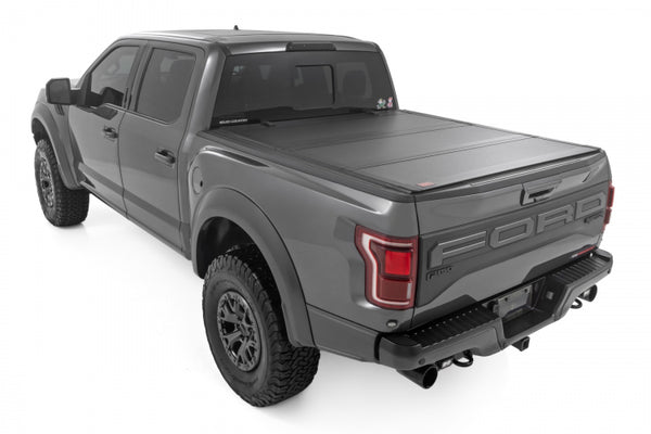 Hard Tri-Fold Flip Up Bed Cover 5'7" Bed | Ford F-150 (21-25)/F-150 Lightning (22-24)