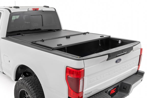 Hard Tri-Fold Flip Up Bed Cover 6'10" Bed | Ford F-250/F-350 Super Duty (17-25)