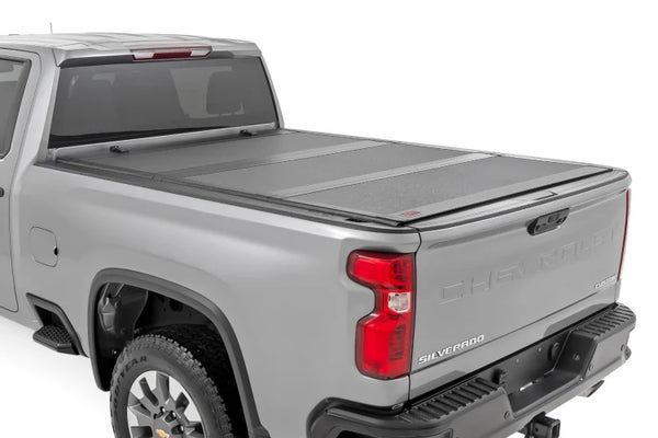 Hard Tri-Fold Flip Up Bed Cover 6'9" Bed | Chevy/GMC Silverado/Sierra 2500HD/3500HD (20-25)