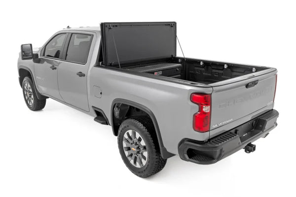 Hard Tri-Fold Flip Up Bed Cover 6'9" Bed | Chevy/GMC Silverado/Sierra 2500HD/3500HD (20-25)