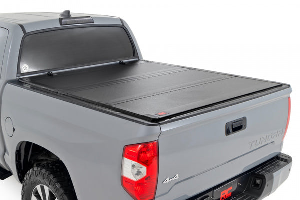 Hard Tri-Fold Flip Up Bed Cover 5'7" Bed | Toyota Tundra 2WD/4WD (07-21)