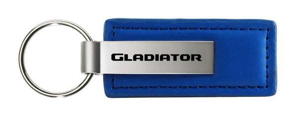 Automotive Gold Leather Gladiator Keychain