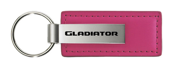 Automotive Gold Leather Gladiator Keychain